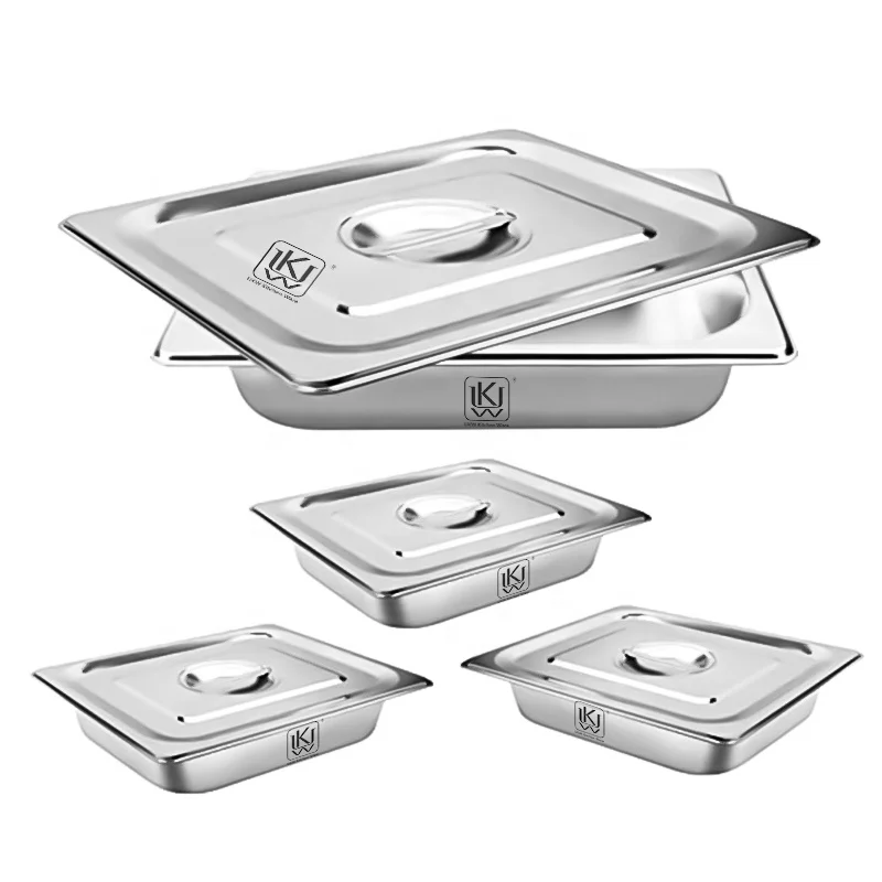 Good Quality Stainless Steel Kitchen Buffet Food GN Pan Hotel Utensil 1/4 GN Pan Container