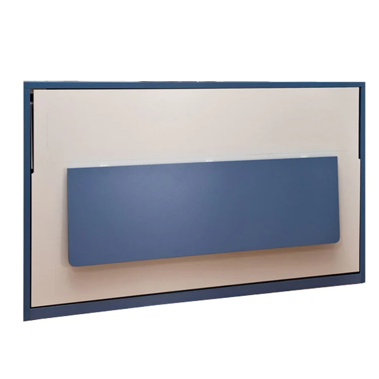 Cheap Price Horizontal Wall Bed White Single modern Murphy Bed With Folding Desk
