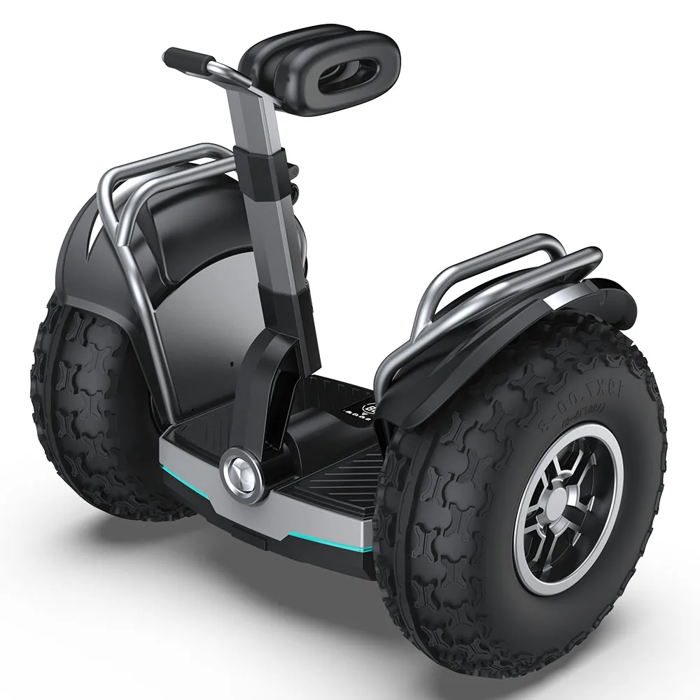 Knee steer long range 20 inch fat tire electric chariot patrol scooter with knee steer 60V off road self balance scooter
