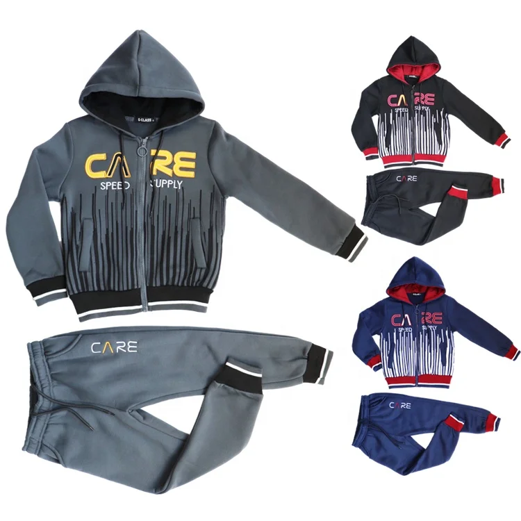 2020 популярный стиль, заводская цена, низкая Минимальная партия, новейшая вязаная модная детская толстовка на молнии, куртка, комплекты одежды для мальчиков