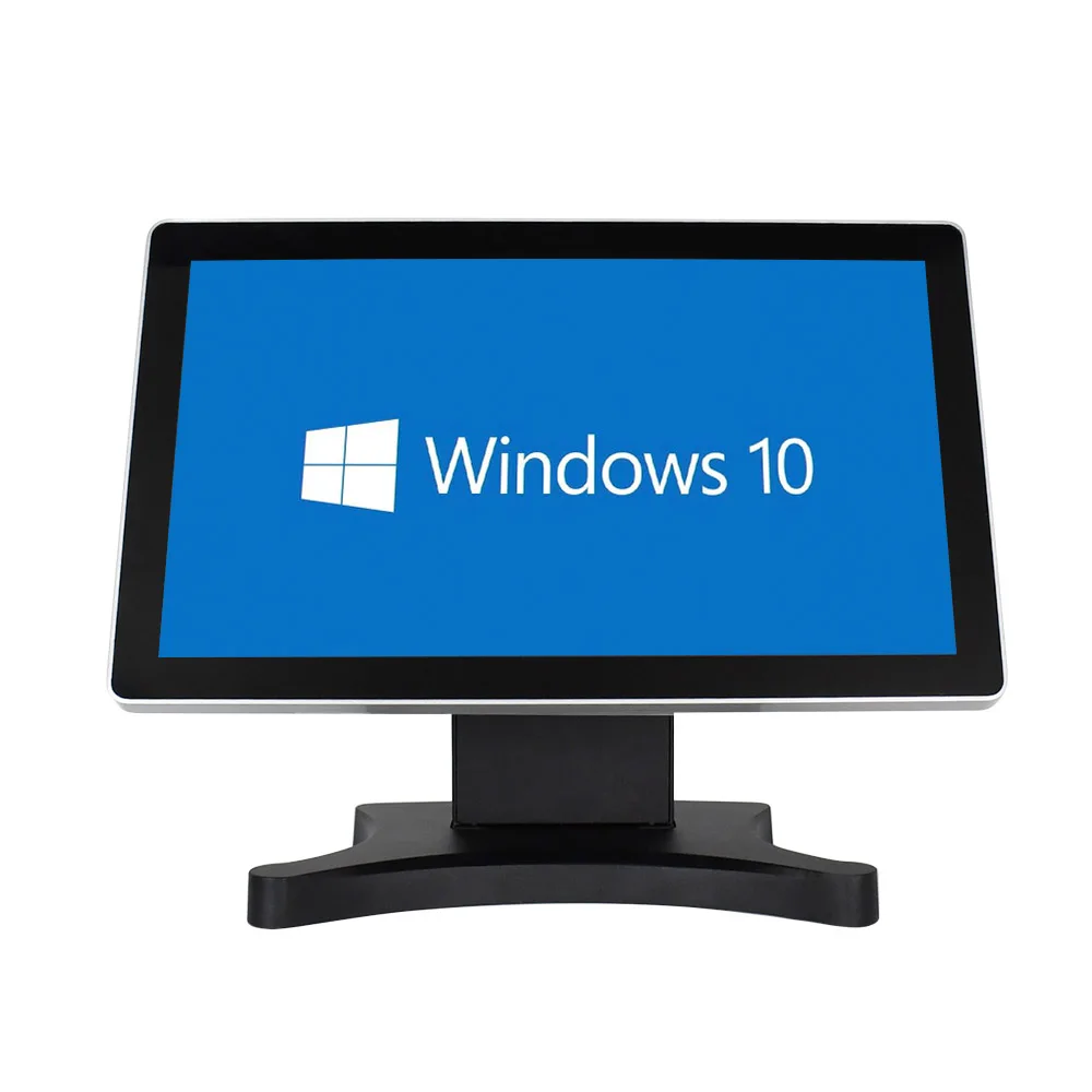 Touch Screen 15 inch Widescreen True Flat All in One POS System Waterproof 15.6 inch POS Terminal Cash Register