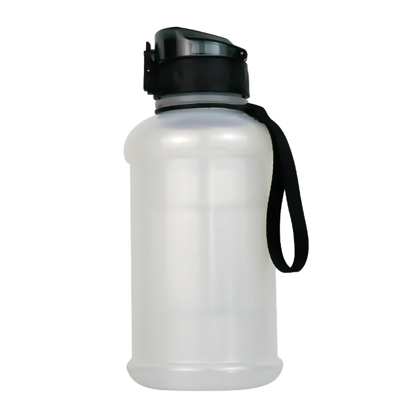 Bodybuilding Water Bottle Big Sports Gym Fitness BPA FREE 1.3L 2.2L Plastic Shaker Water Bottle