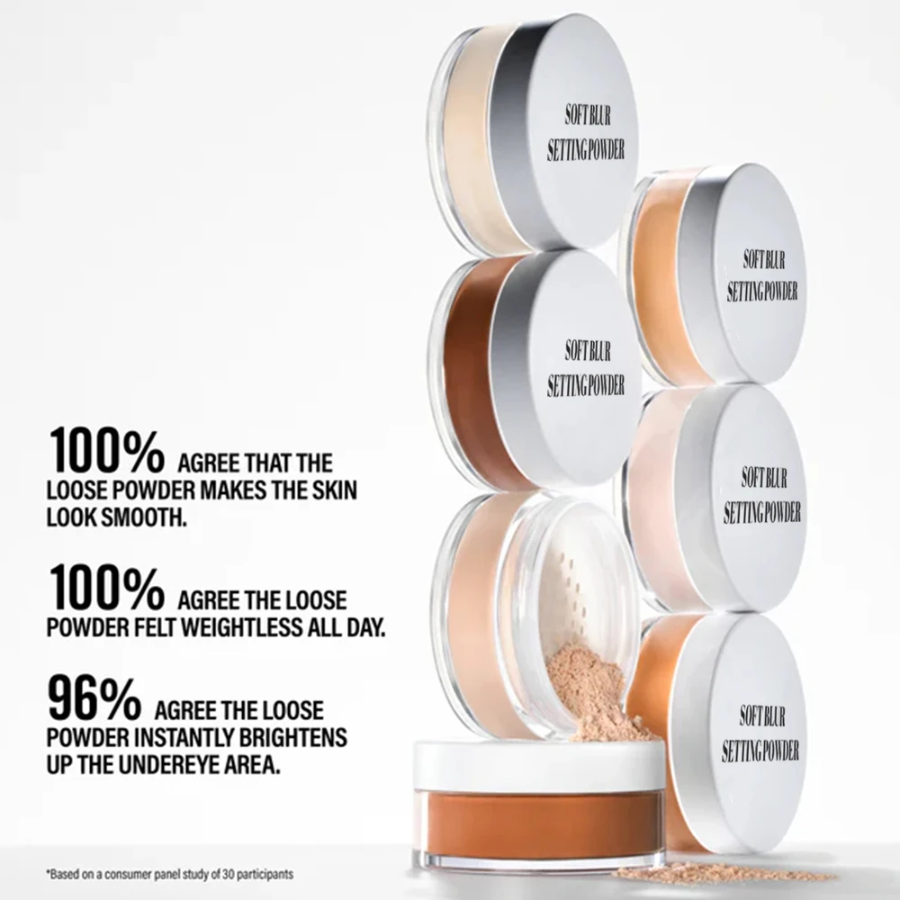 OEM Long-Lasting Face Makeup Oil-Control Concealer with Waterproof Loose Setting Powder