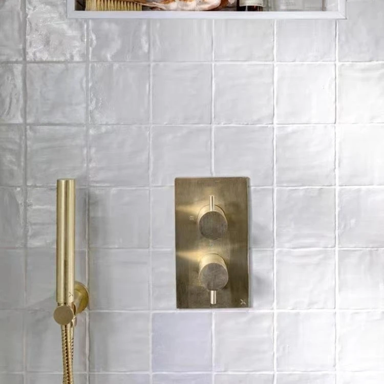 Modern Handmade High Glossy Glazed 100*100mm Ceramic Tile 60*240mm Handmade Tile Kitchen Bathroom Wall Backsplash Ceramic Tile