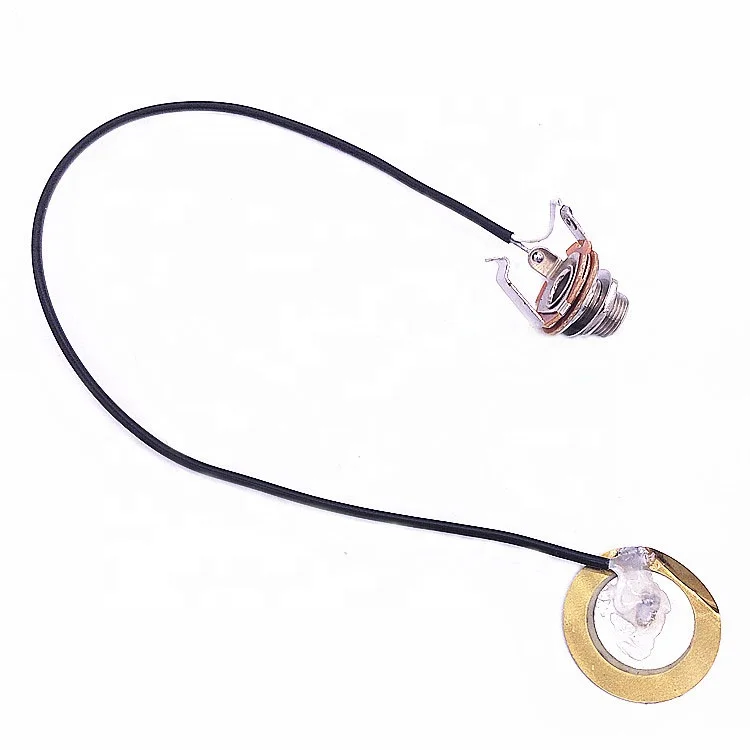 Wholesale  Acoustic Guitar Pickup Ukulele Guitar Transducer Pre-Wired Amplifier Piezo Pickup With Jack