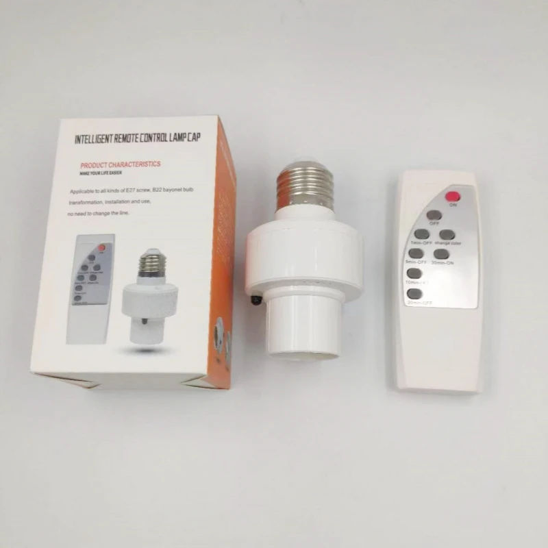 Hot sell Smart Remote Control E27 smart led bulb Smart Wifi Wireless Remote Socket Adapter E27 lamp Holder
