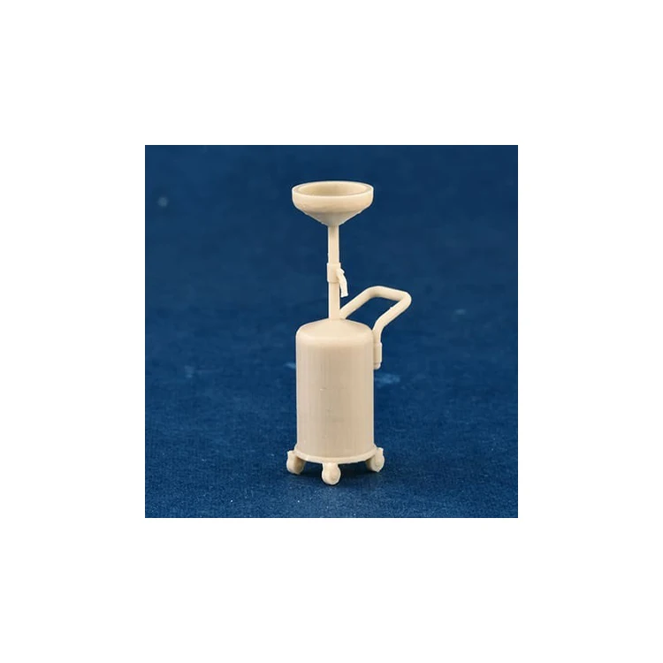 1/64 Oil Collection Bucket Model Car Toy Model Colorless Resin Engine Accessories Garage Accessories