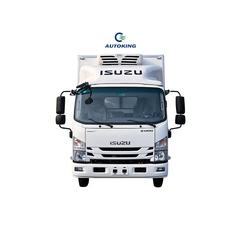 ISUZU KV100 Model Refrigerator truck 4*2 LHD Refrigerated Truck Trailer Food Refrigerator Freezer Truck Insulated for sale