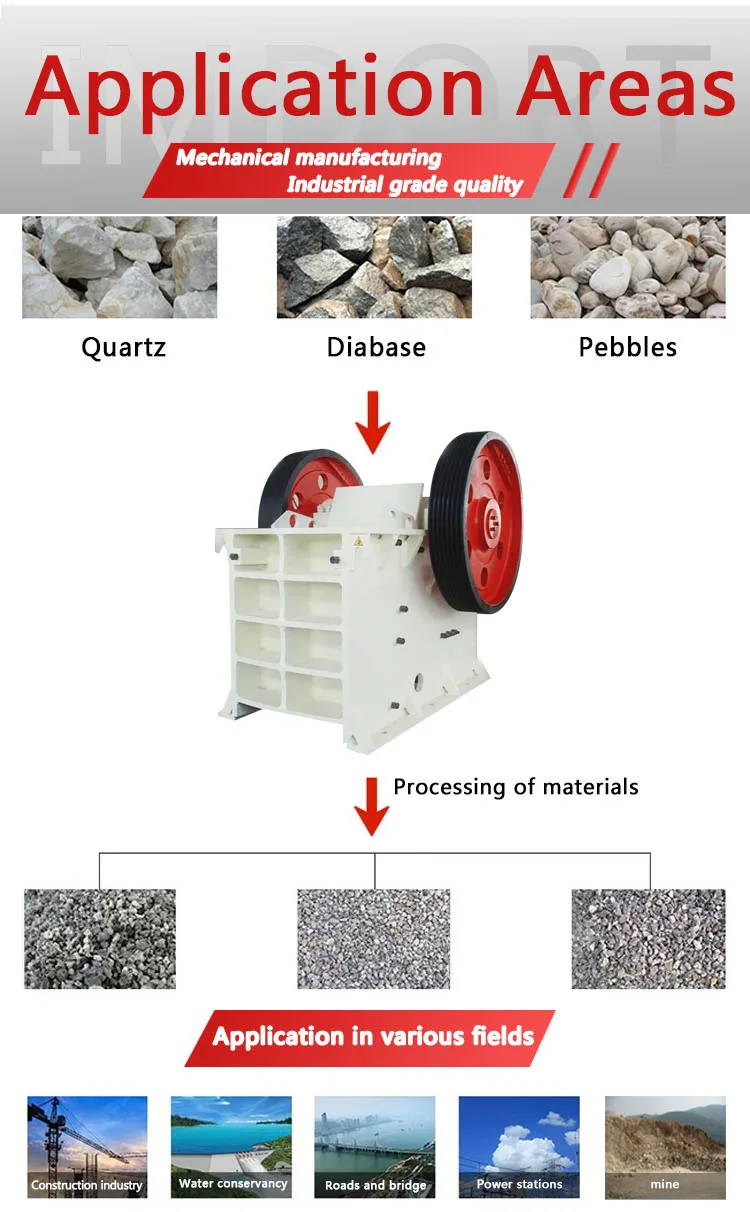 Pe250x400 Model Jaw Crusher With Conveyor Belt Primary Jaw Crusher Machine With Vibrating Screen Used Jaw Crushers