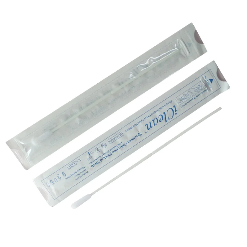 Disposable Sterile Microbiology Environmental Sampling Throat Specimen Collection Flocked Swab