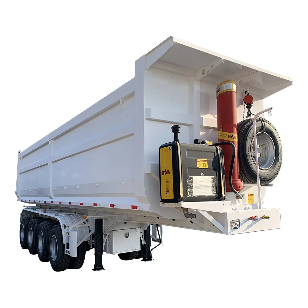 Hot Selling 3Axles Heavy Duty 40Tons Tipper Semi Trailer Cargo Transportation Dumper Truck Trailer For Sale