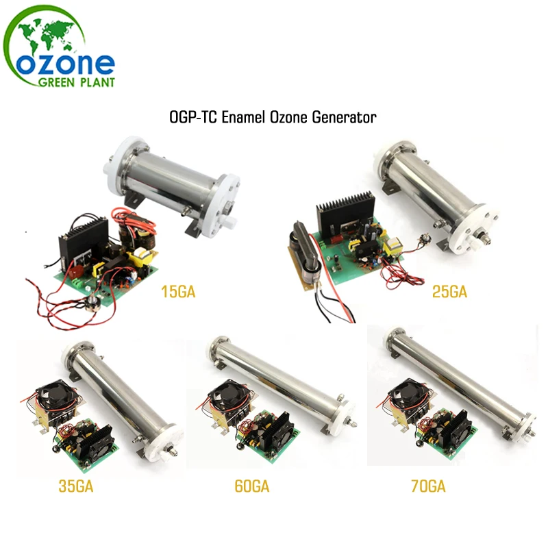 Озоновый генератор с водяным охлаждением и эмалью OGP 15 г 25 г 35 г 60 г 70 г, запасные части для очистки воды