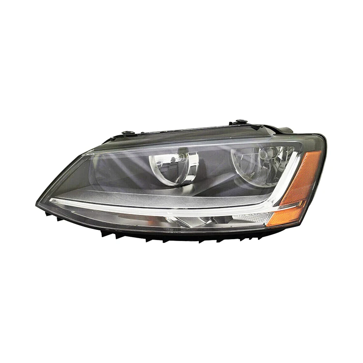 VW2502168 автомобильный налобный фонарь точечный комплект автомобильных кузовов галогенная Светодиодная лампа DRL головная для VW JETTA