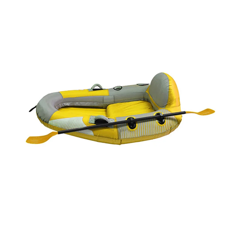 MOQ 500 Custom High Quality Steerable Inflatable River Tube Boat with Covered