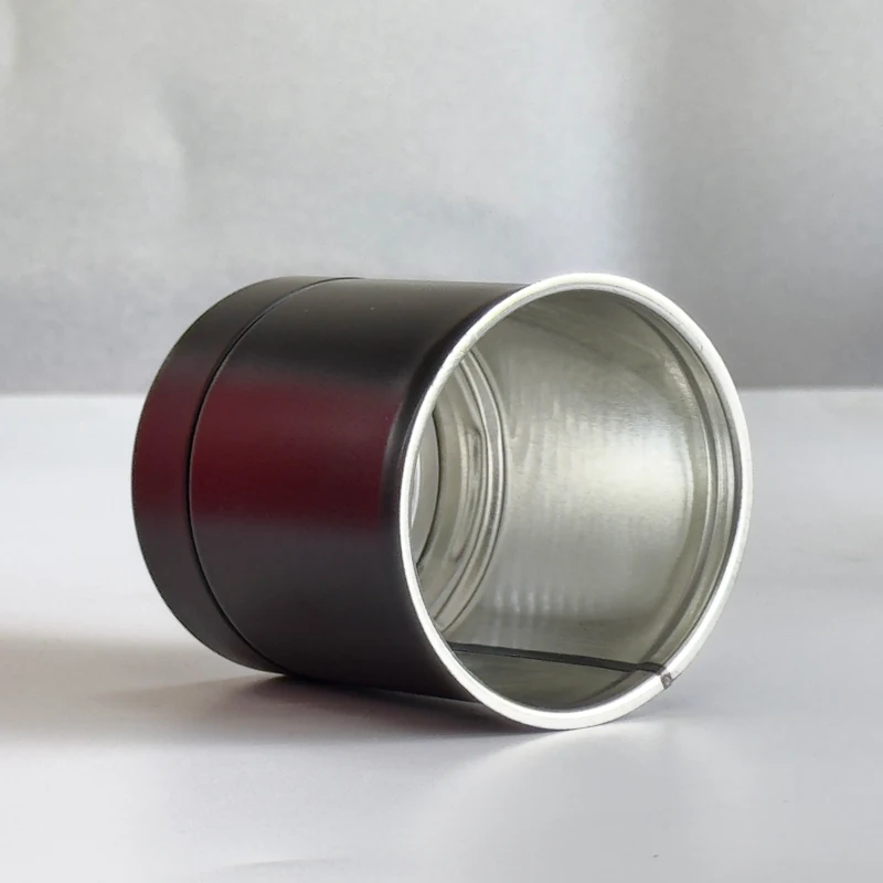 Hot sale aluminium packaging container food grade beautiful eco friendly airtight empty coffee colorful round tea tin can boxes