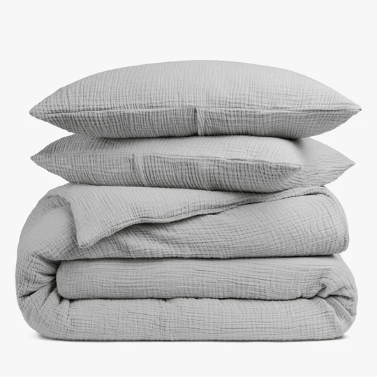 100%Organic Cotton Gauze Duvet Set  Muslin fabric Double Layer Three layer For Baby Blanket Towel