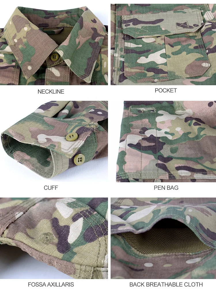 Cheapest price Uniform Bdu Olive Green Combat F1 Uniform Bdu