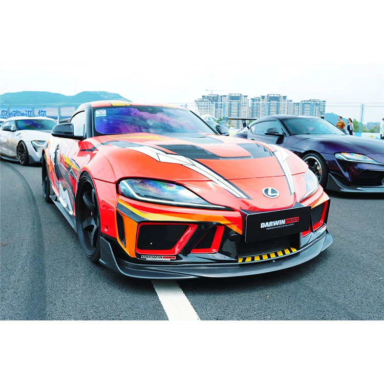 DarwinPRO BKSSII Style partial carbon fiber full wide body kit For 2019 to 2023Toyota GR Supra J29 DB A90 A91