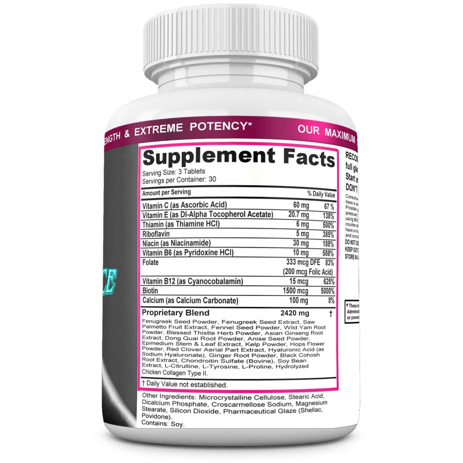 Hot Selling Butt Enhancement Pills Supports Cellulite Reduction Hips and for Women Men
