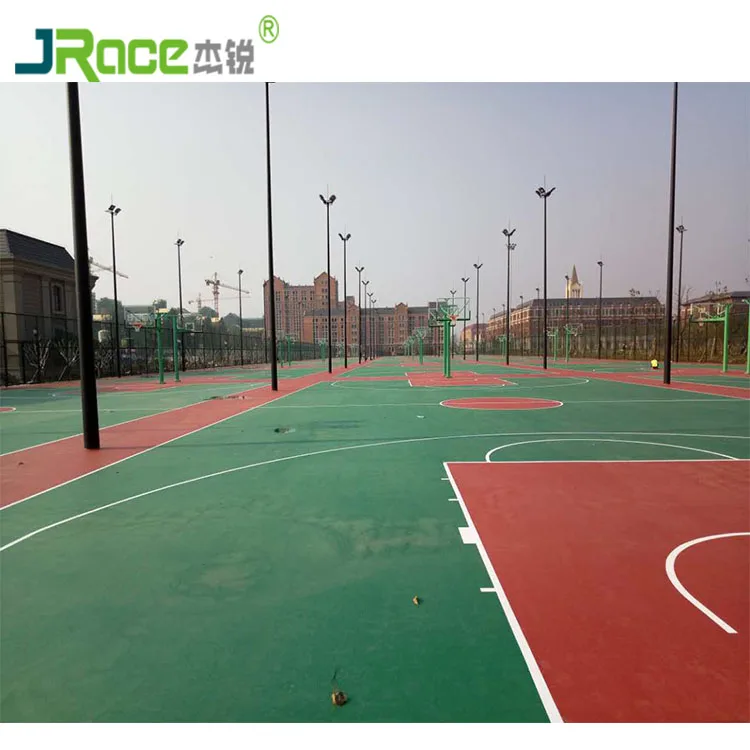 Anti-slip Floor Paint Basketball Court Rubber Flooring For School Sports Hall Floor