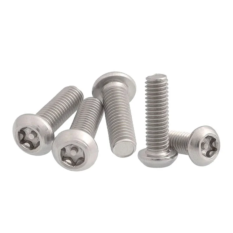 ANSI/ASME B18.3BT Torx Drive Button Head Machine Screw with Pin Stainless Steel Pin Screw