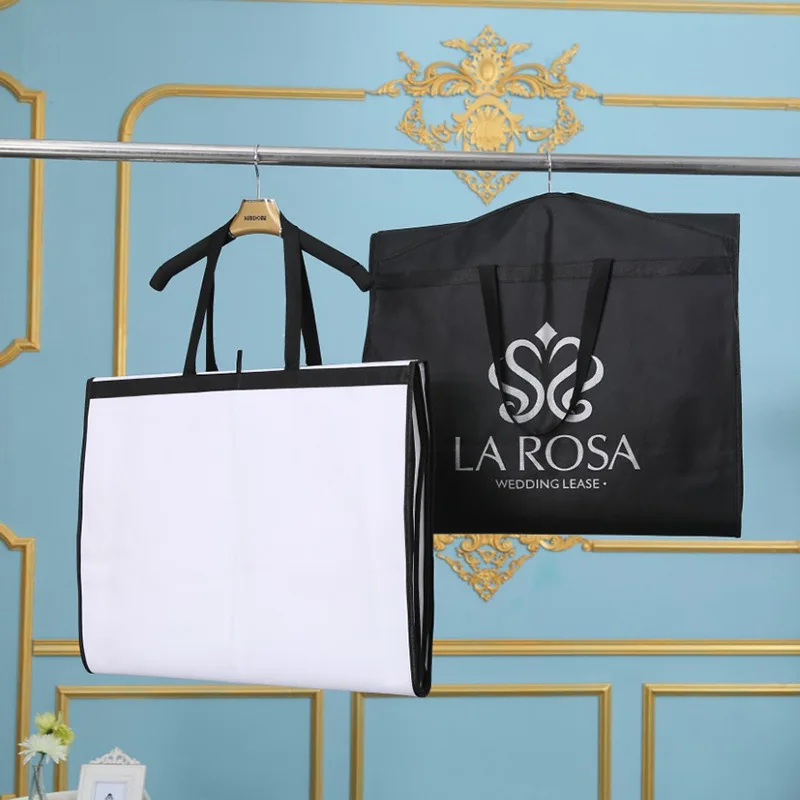 Free sample Garment Cover Bag bridal garment bags suit garment packing bag