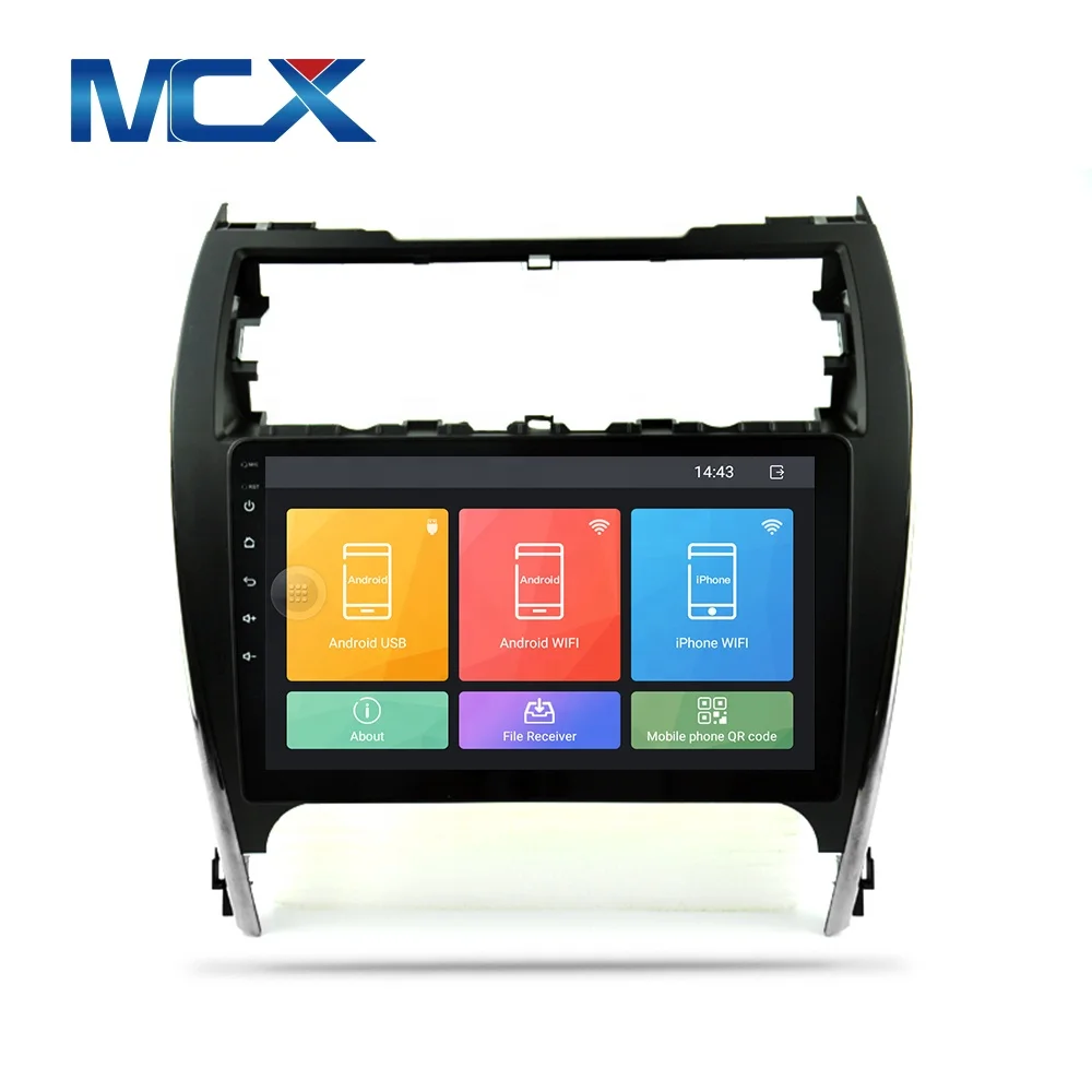 MCX GPS Navigation Android 10.0 radio Touch Screen HD Head Unit Car Audio Video Player For Toyota Camry 2012 Support wifi