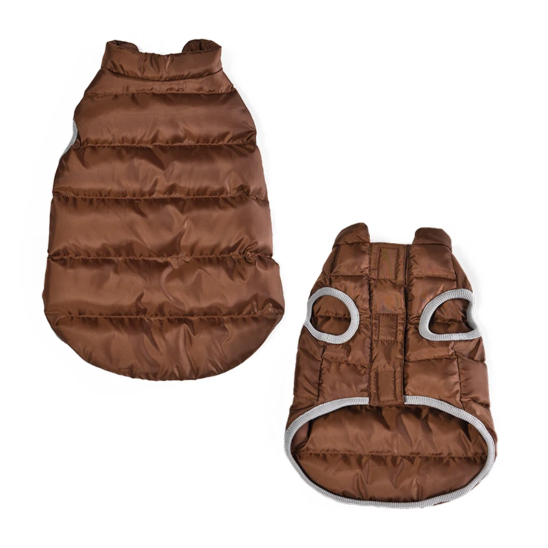 Custom Eco-Friendly 100% RPET Fabric Pet Clothes Recycled Dog Coat With Storage Bag