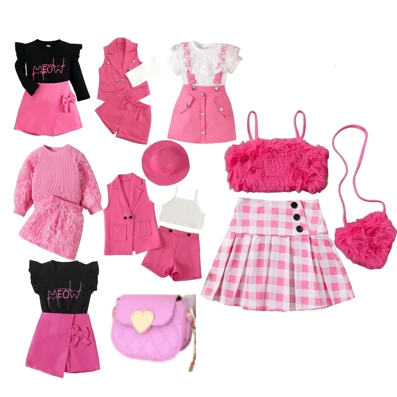 Kids Girls Clothes Sweet Style Top Hollow Skirt Baby Clothes Girls Clothing Sets Baby Clothes 1-3 Years Girls