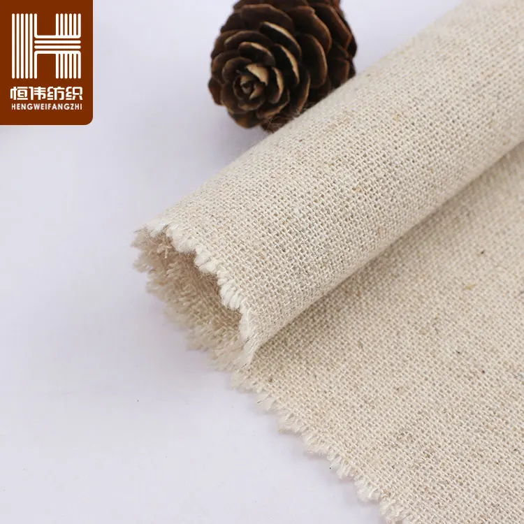 Wholesale Plain Style 70% Cotton 30% Hemp Fabric For Curtain