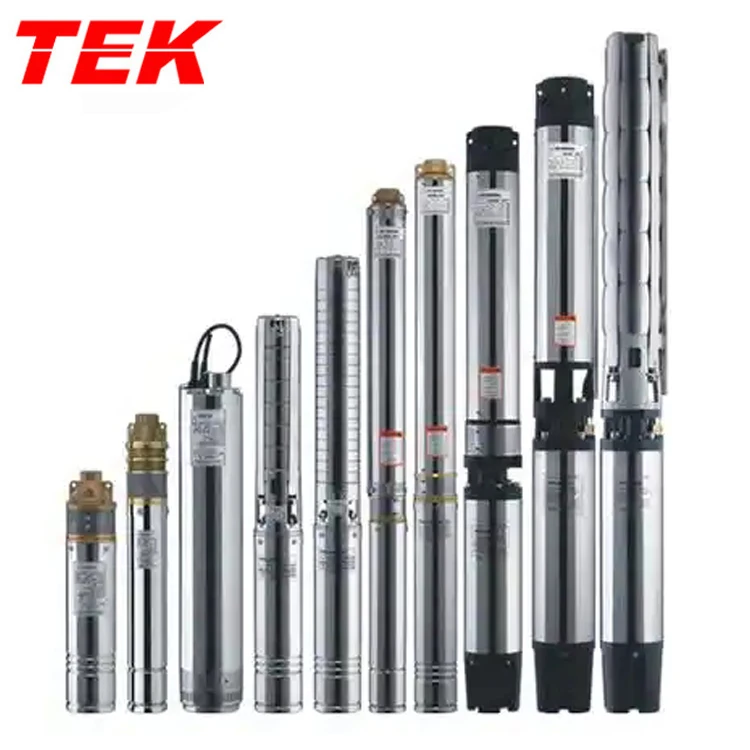 4TS30-5 4SP30-5 4SJ30-5 4-inch 30-m3/hr 5-stage Stainless Steel Deep Well Multistage Submersible Bore Pump Manufacturer OEM