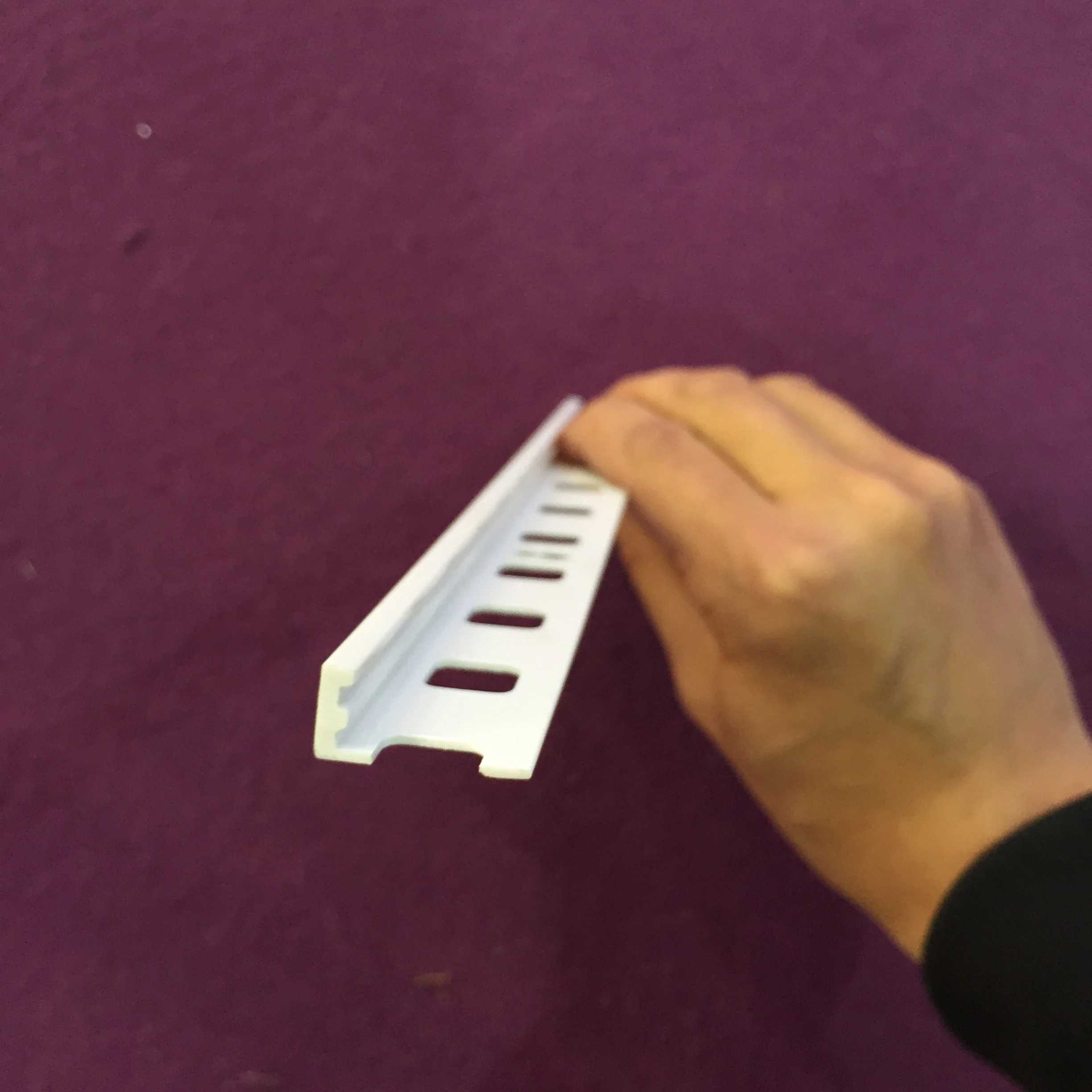 PVC Round Tile Trim Plastic Ceramic Corner Trim for Edge Decoration