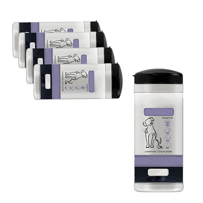 Custom Pet Compostable Portable Bulk Canned Cleaning Wipes Dog Wipes Organic