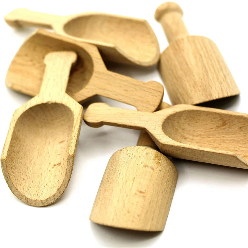 OEM Aluminum Alloy CNC Machining Solid Wood Bath Salt Wooden Spoons for Sale Metal Experienced CNC Machining Supplier