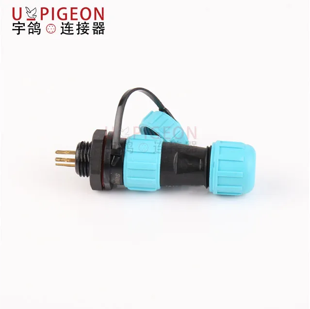 Yuge IP68 waterproof aviation plug and socket connector TECONICS TS13-5P SP13-5 core 5-hole pin