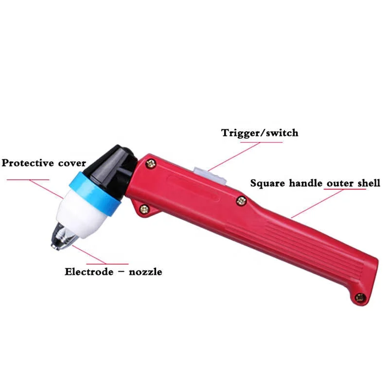 P80 Plasma Cutting Torch PT-80 Torch Inverter Round Handle Plasma Cutter For LGK80-100 Air Cooled Plasma Cutting Machine