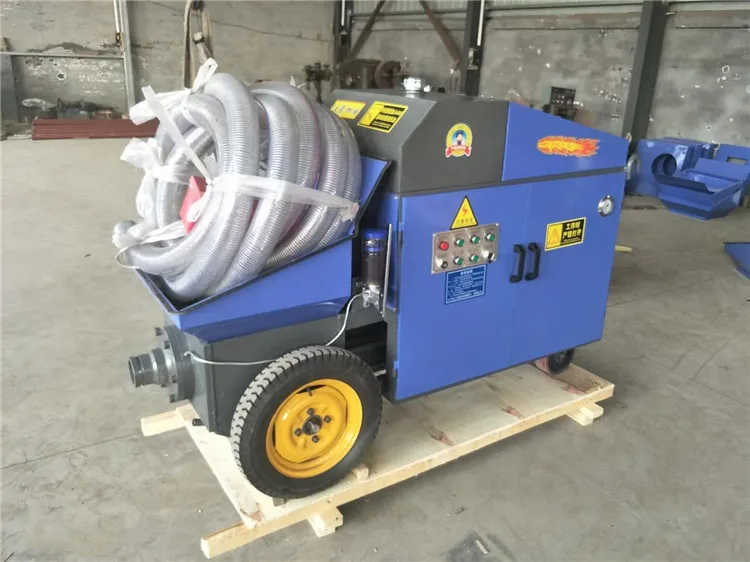 Hot selling Electric Diesel Hydraulic fine stone mortar delivery pump Small vertical secondary structure pump