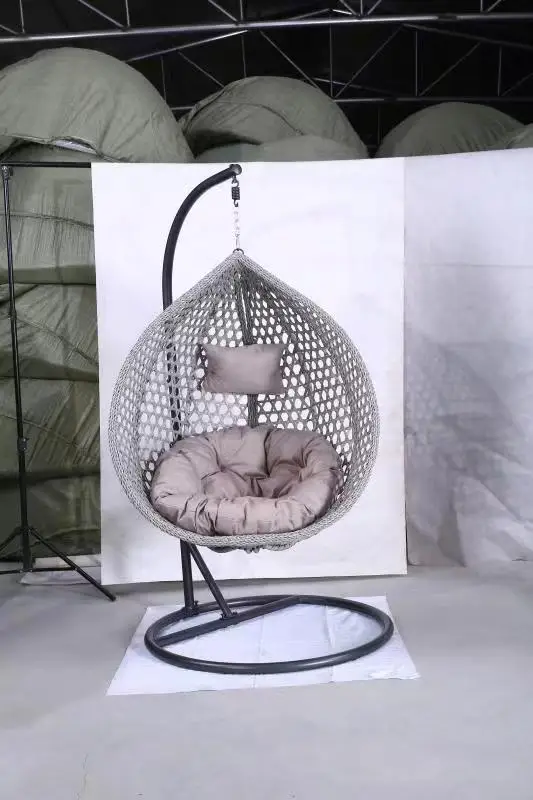 Nordic Mediterranean style improved small volume leisure outdoor courtyard garden swing chair