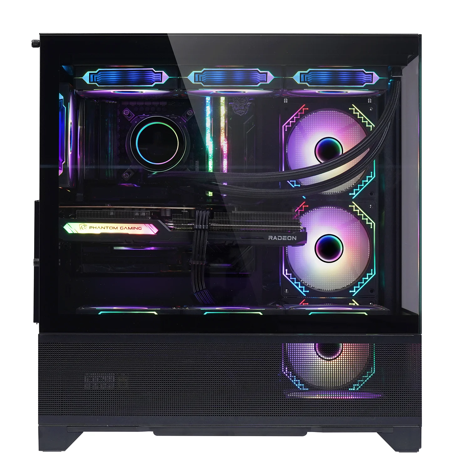 OEM/ODM горизонтальный Mid Tower игровой компьютерный корпус Towers ATX/Micro-ATX для процессора ПК чехол компьютера