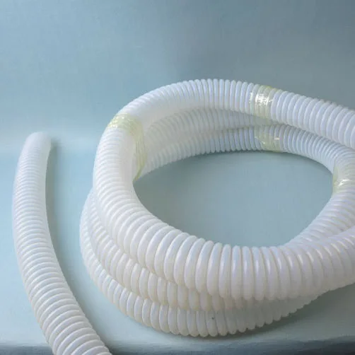 FUDA great resistance to fatigue spiral convoluted PTFE tube transparent nature oem