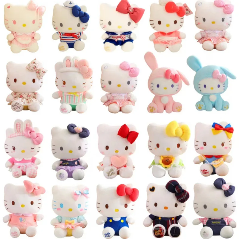 Cute Kitty Cat Plush Doll Healing Hello KT Cat Kitty Plush Doll Girl Gift
