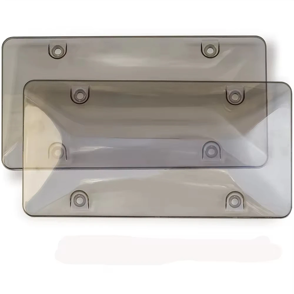 Unbreakable Plastic US Canada Standard Size 6 x 12 Inch Car  License Plate Holder for wall show