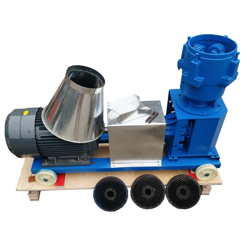 Flat Ring Die Pet Feeding Food Maker Pellets Mill Press Machines Mini Fish Pelletizer Feed Wood Pellet Machine For Animal Feeds