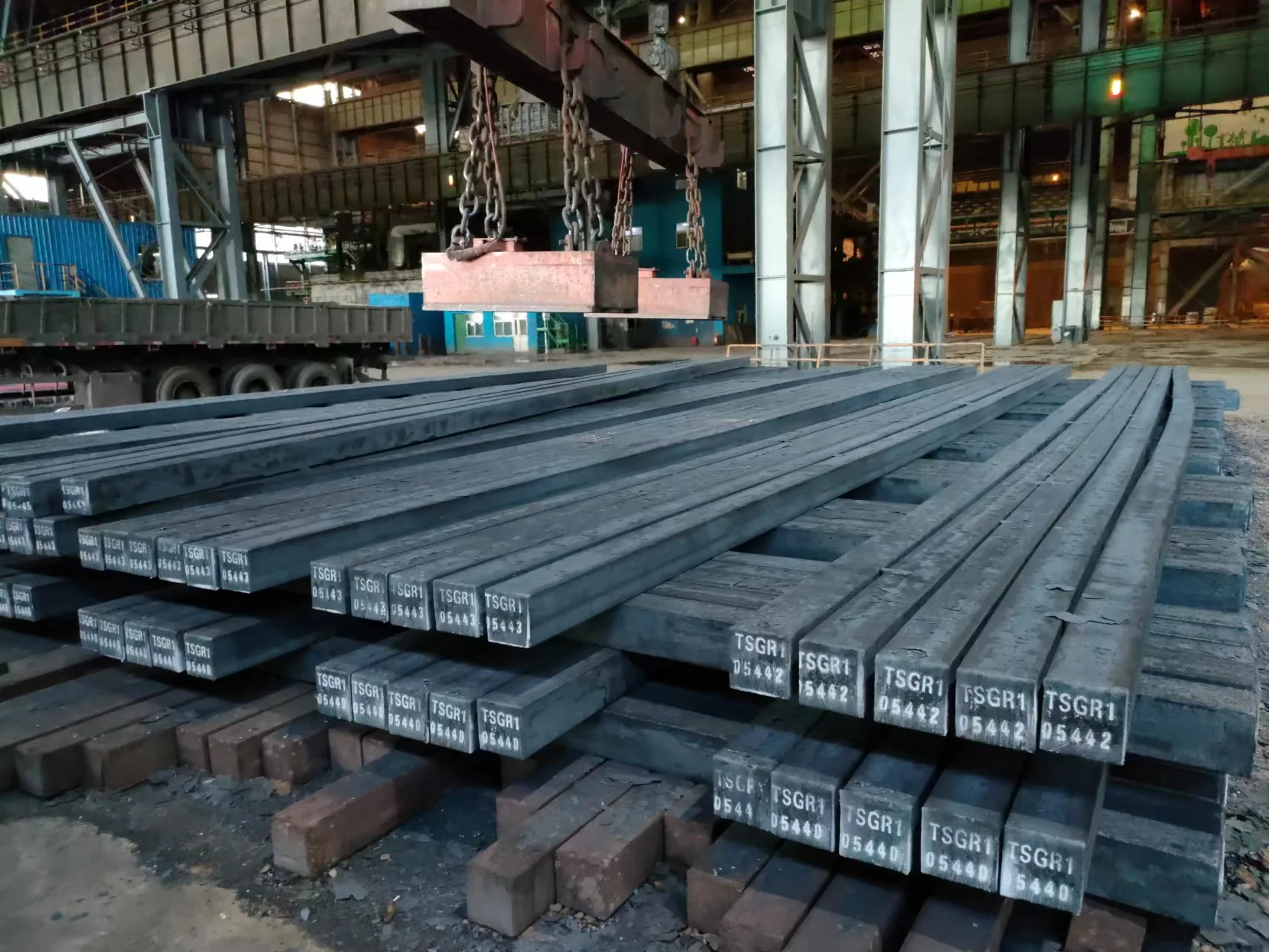 Square Billet Hot Rolled Mild Steel Max Customised Prime HEN Technique ROHS CIF Material Origin Type FOB Certificate Shape ABS