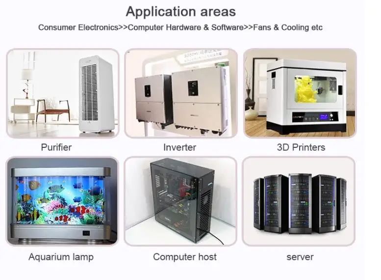 Малошумный осевой охлаждающий вентилятор 110 В 220 150x150x50 мм AC с осевым потоком промышленного охлаждения 15050