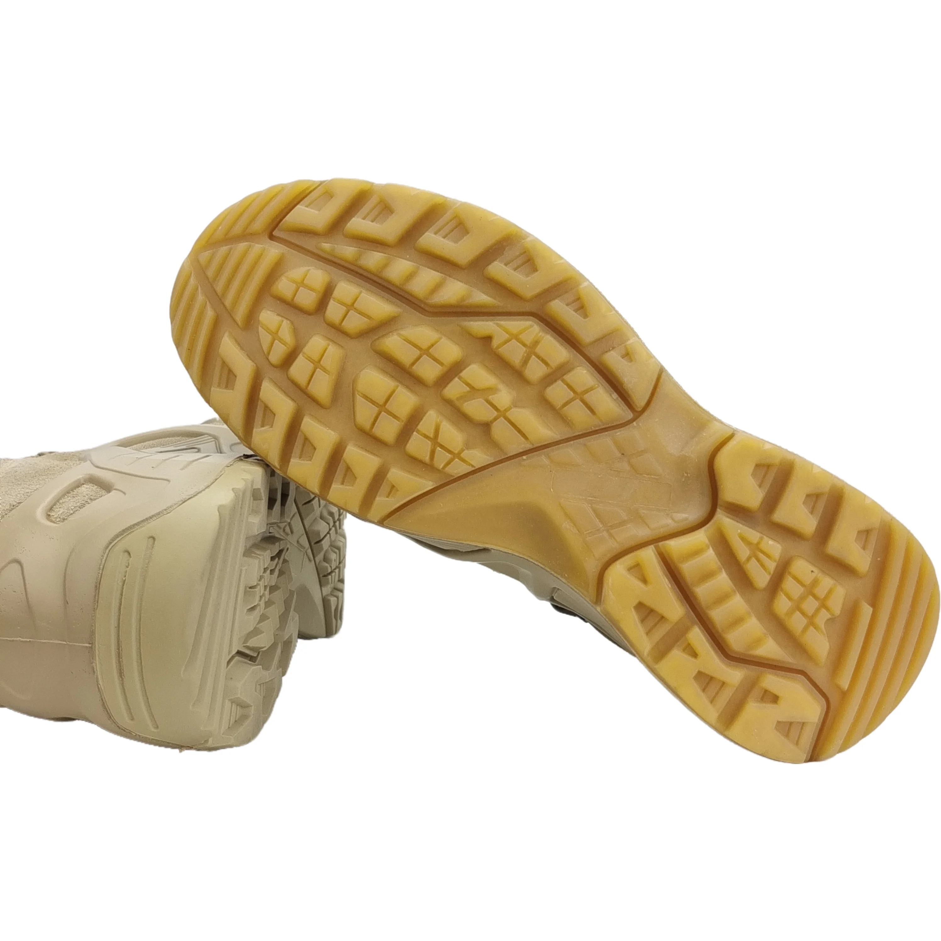 Wholesale custom outdoor khaki waterproof mid-top waterproof hiking boots