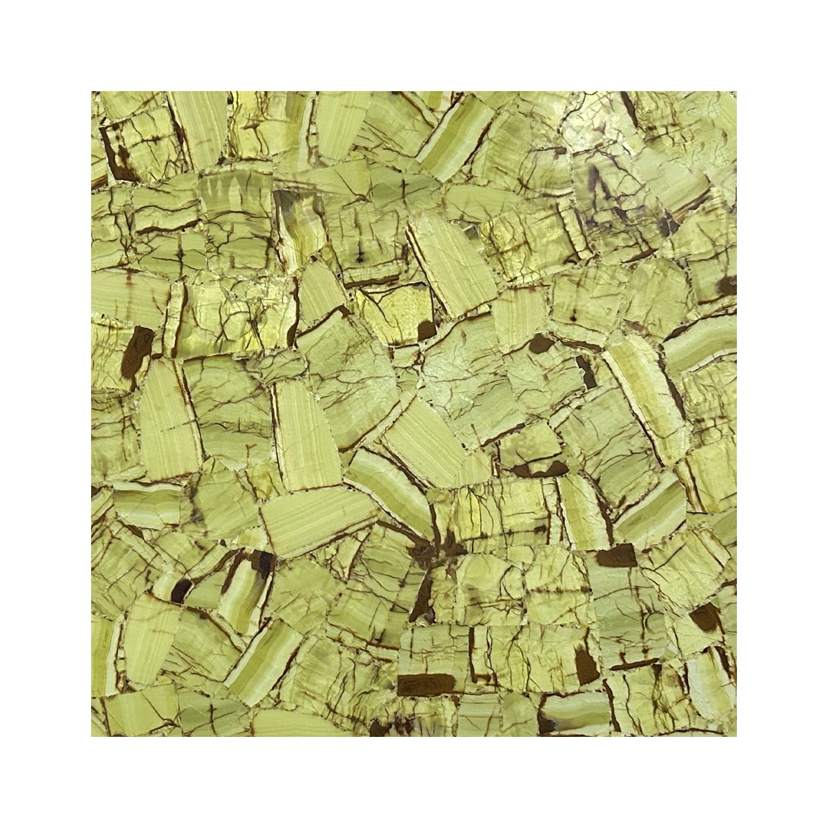 Backlit Natural Onyx Crystal Agate Green Translucent Stone Flooring Tiles For Bar Restaurant