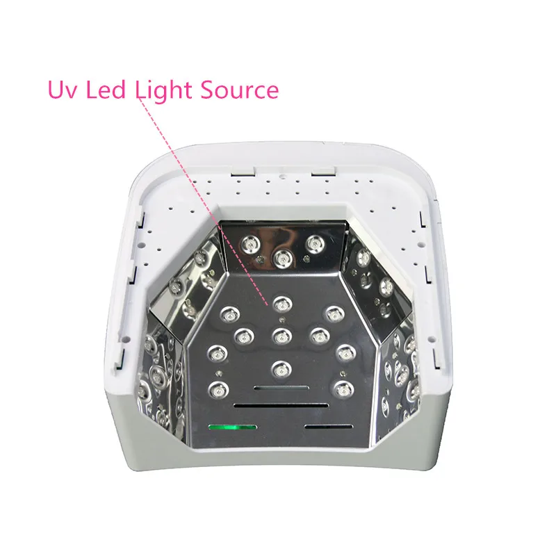 66W portable ibelieve gel uv led cordless nail lamp with removable battery