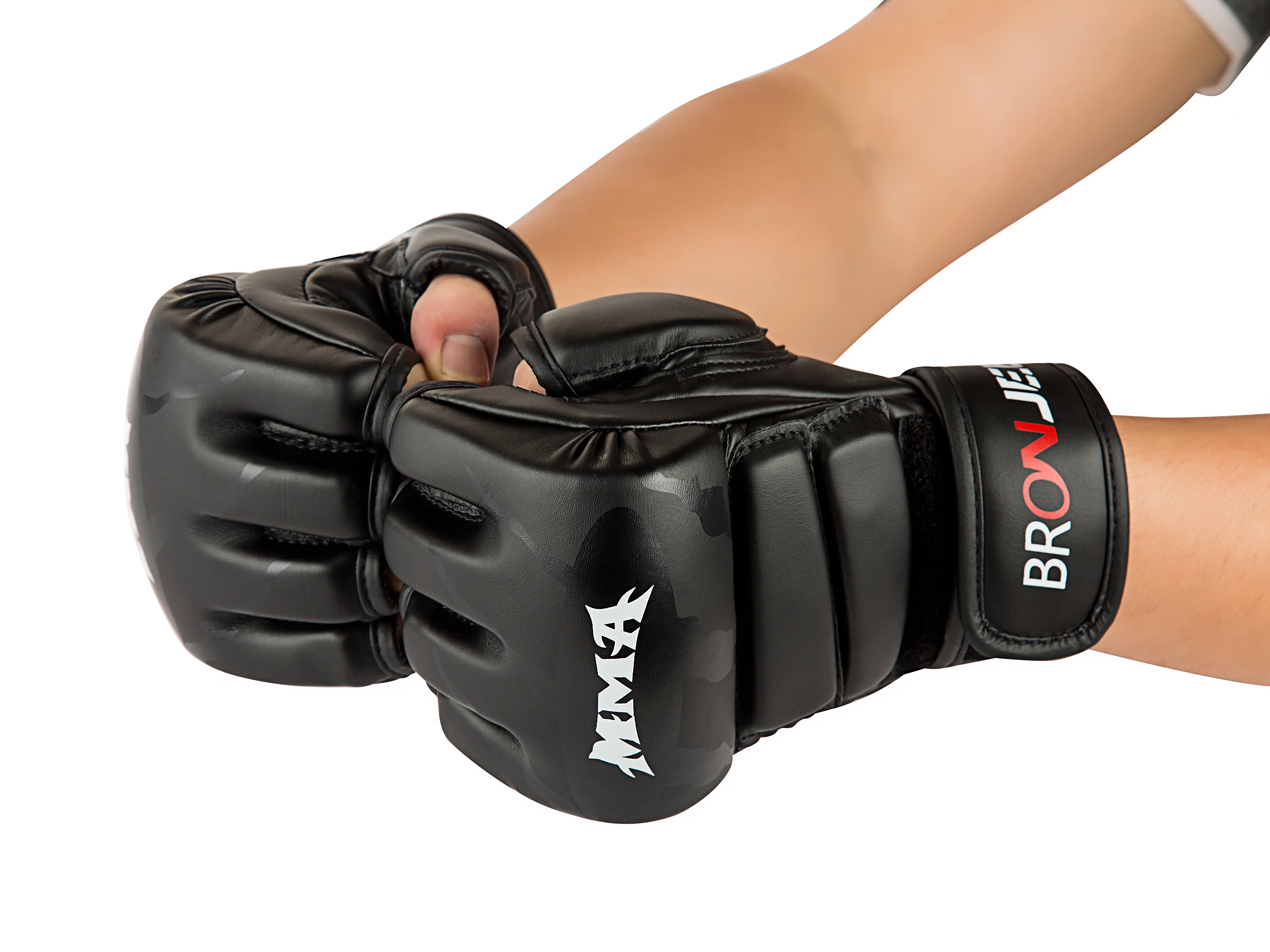 PU Leather MMA kicking UFC Sparring Grappling Fight Punch Mitts Training custom mma Glove