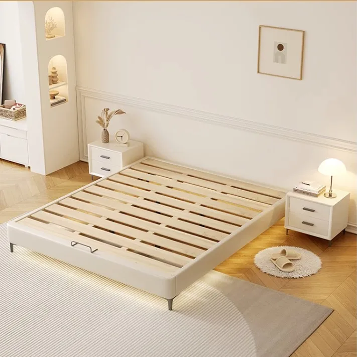 Simple Tatami Bed  Air-permeable King And Queen Size Bed Frame Morden Bed Set Furniture Bedroom
